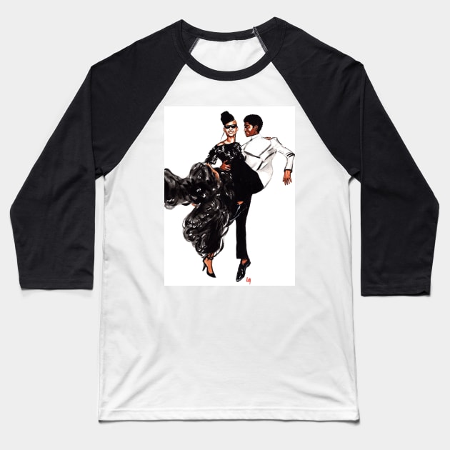 Dancing Queen Baseball T-Shirt by LauraGomez